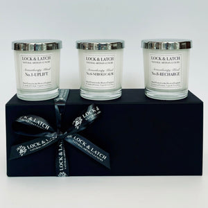 CHOOSE YOUR WELLNESS RANGE-Trio of Aromatherapy Candles