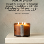 Dark Gray ‘THE STATEMENT’ 4 Wick, 600g Candle (Select Your Blend)