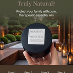 Dark Slate Gray BUGS AWAY Candle-Peppermint, Eucalyptus & Citronella