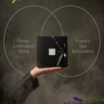Dark Slate Gray SLUMBER Sleep Box with Real Mulberry Silk Sleep Mask