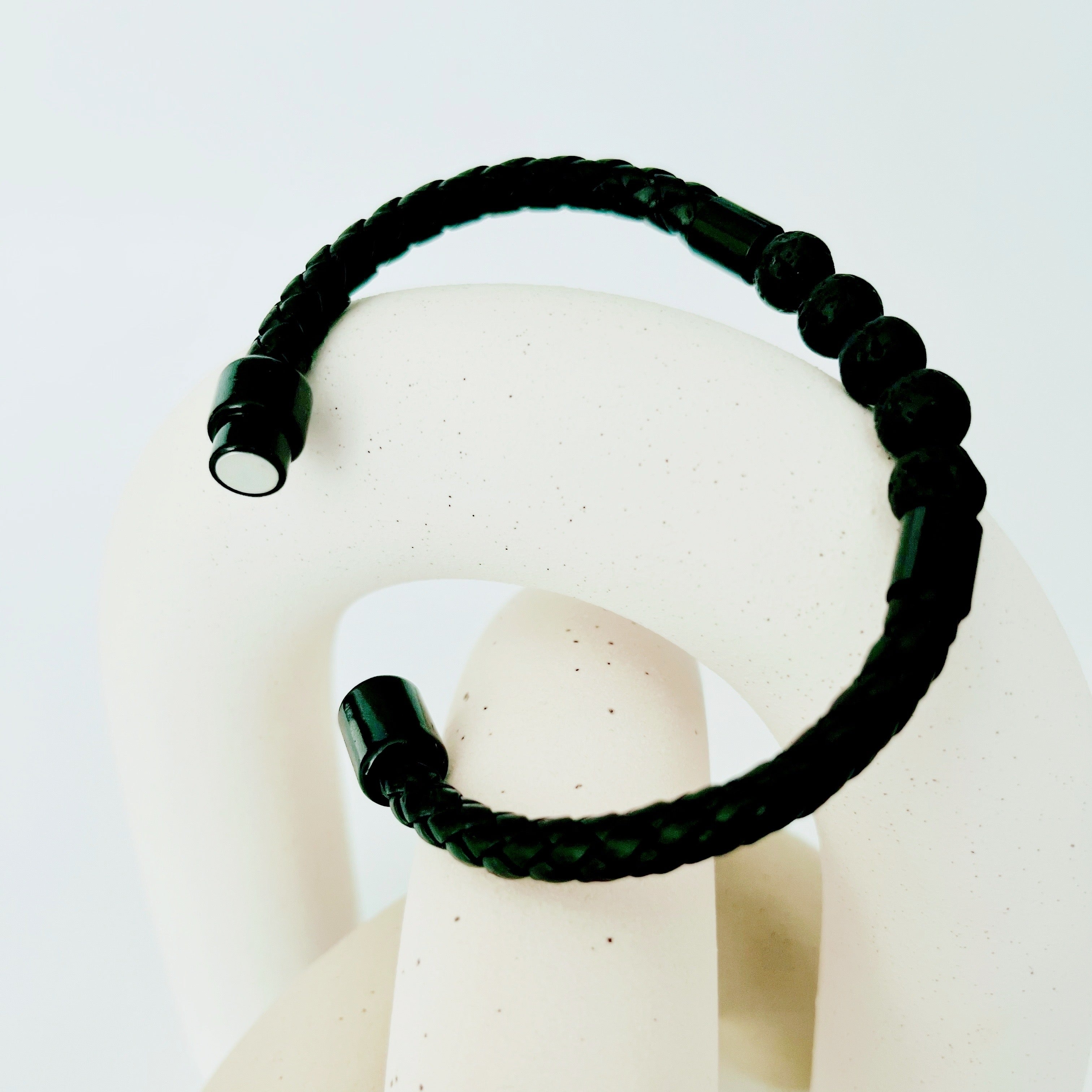 REDUCED TO CLEAR Lava & Leather Bracelet