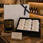 Dark Gray ‘THE OLIVE’ Burner with Selection Box in Deluxe Magnetic Gift Box