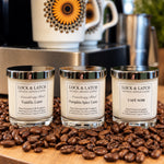 Black Coffee Shop Collection-Trio of Essential Oil Candles