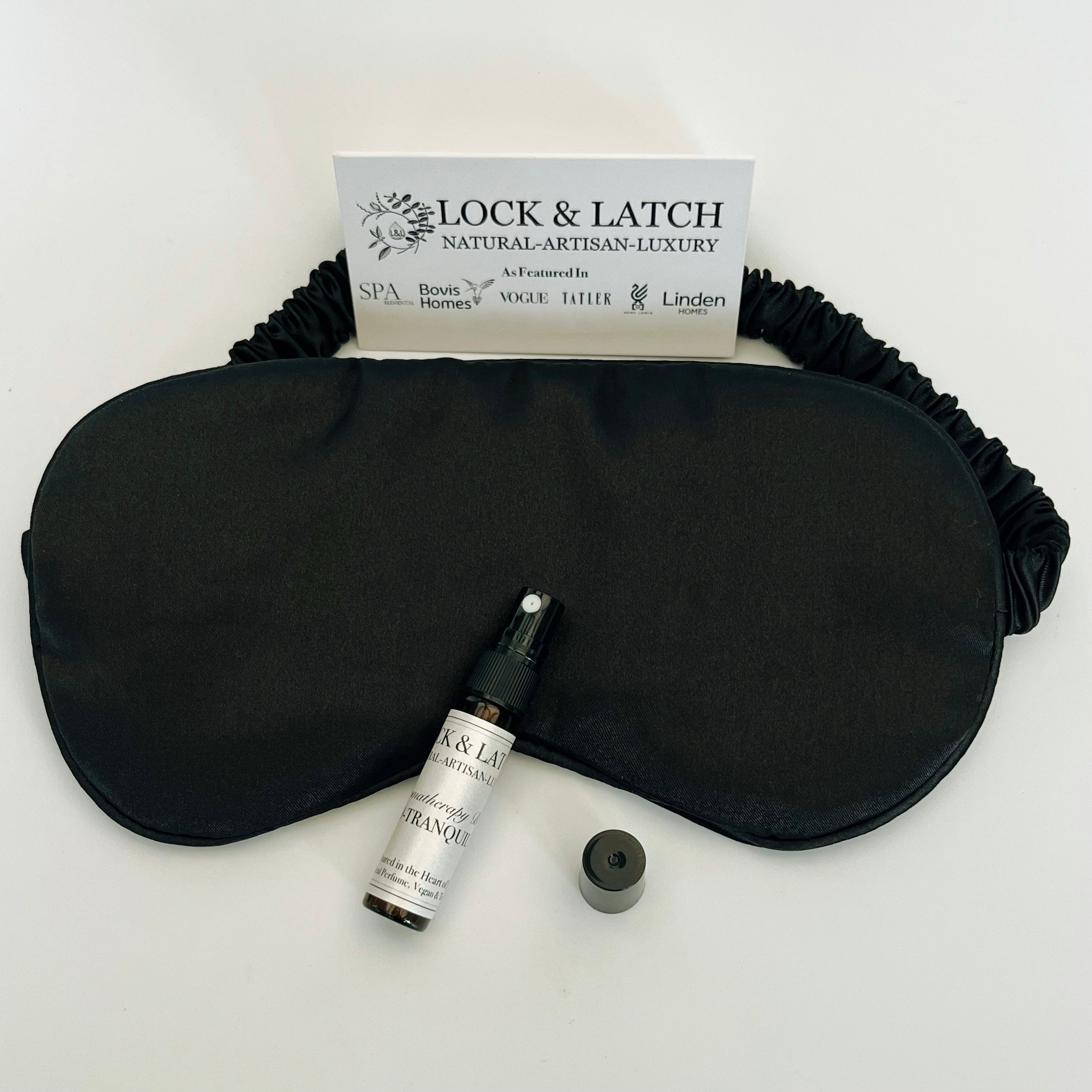 Real Mulberry Silk Sleep Mask + free 5ml Tranquility Mist.