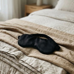 Gray SLUMBER Sleep Box with Real Mulberry Silk Sleep Mask