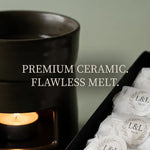 Black ‘THE OLIVE’ Burner with Selection Box in Deluxe Magnetic Gift Box