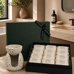 Rosy Brown ‘RETRO EGG’ Burner with Selection Box in Deluxe Magnetic Gift Box