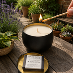 BUGS AWAY Candle-Peppermint, Eucalyptus & Citronella (Complimentary Box Of Matches)
