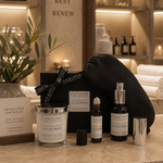 Dim Gray SLUMBER Sleep Box with Real Mulberry Silk Sleep Mask