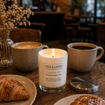 Black PUMPKIN SPICE LATTE Soy Candle