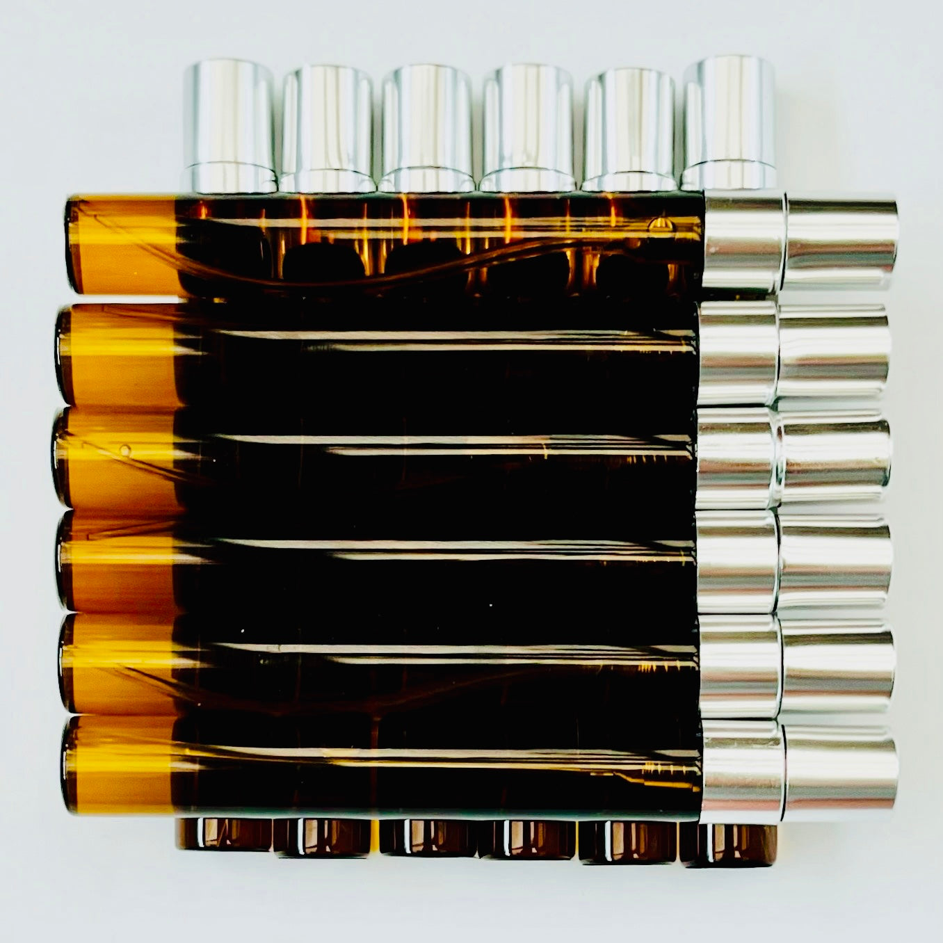 Try 10ml Atomisers of all 12 L&L Blends. (now in clear glass bottles)