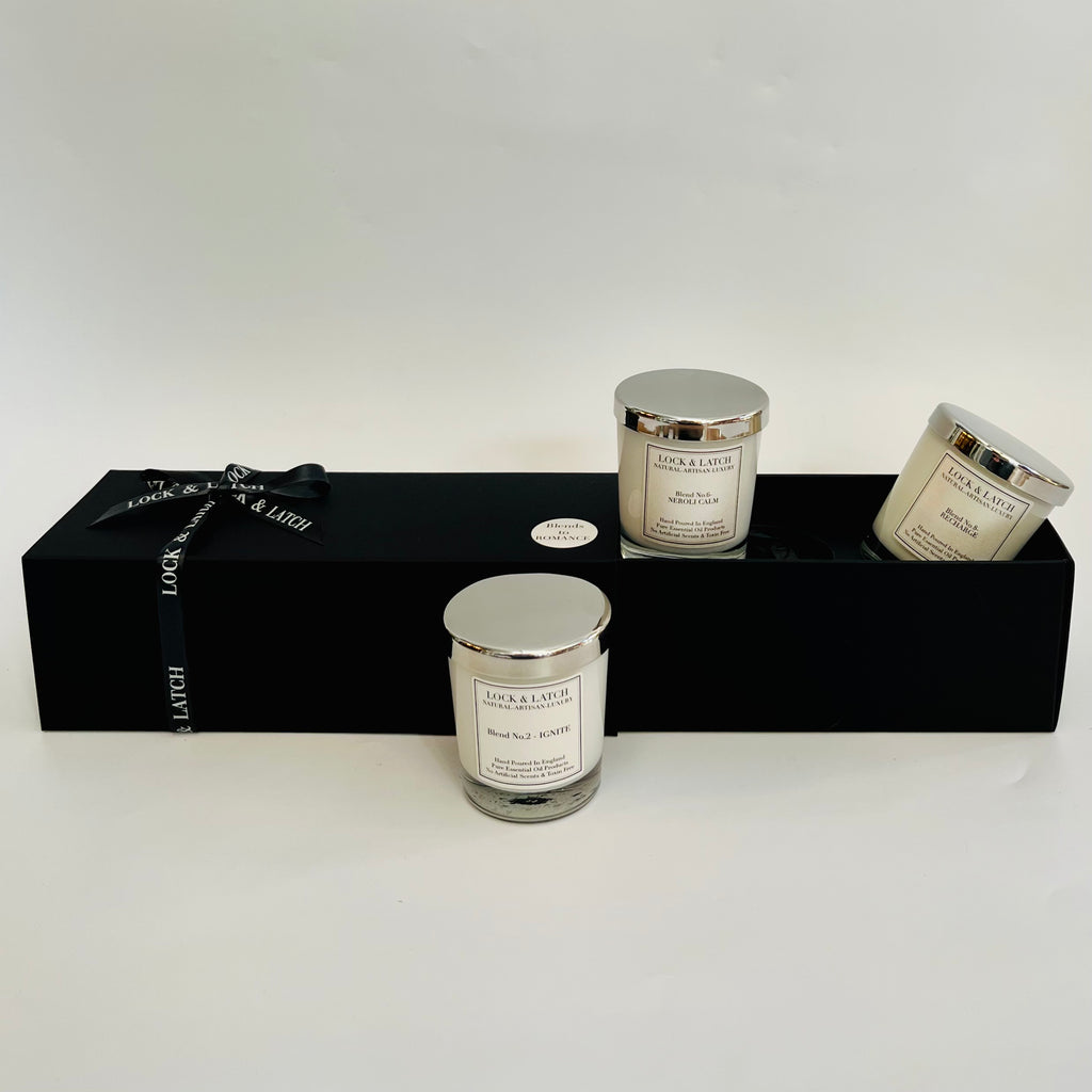 Trio of Candles-Blends to ROMANCE