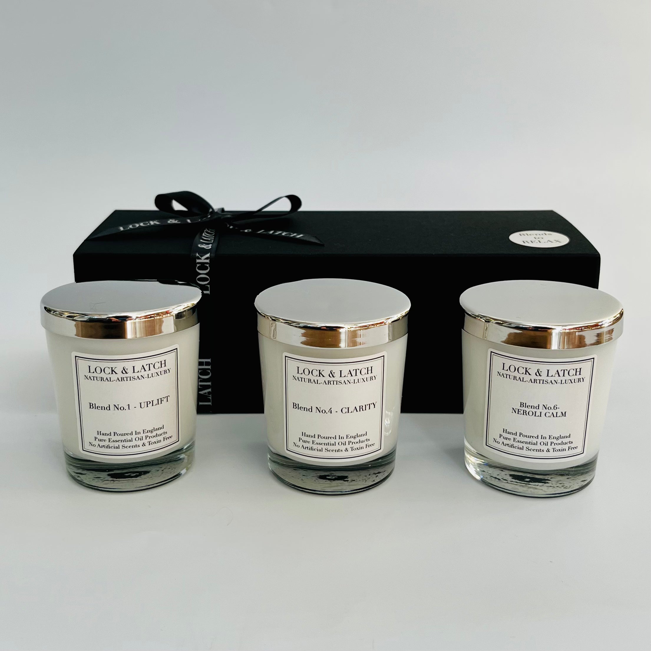 Trio of Candles-Blends to RELAX